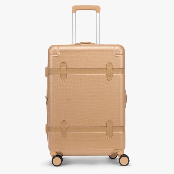 Gold NWT Calpak Trnk Medium Luggage - Picture 2 of 5